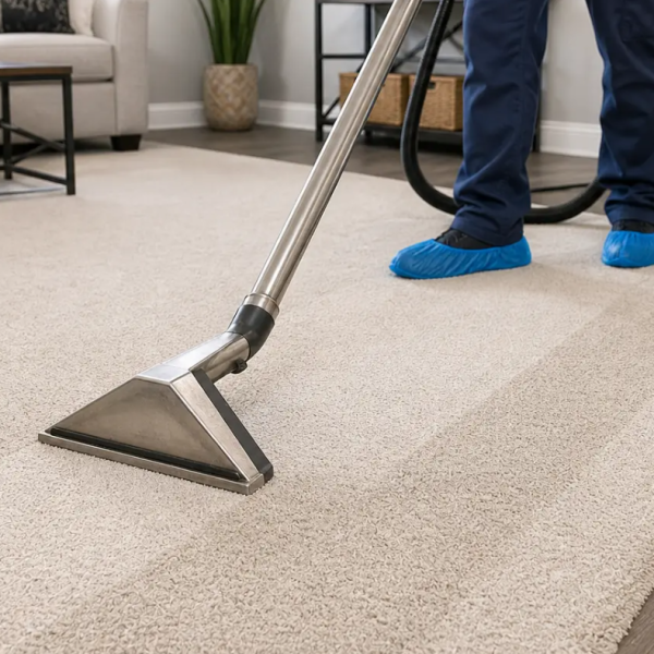 Deep Cleaning Service For Large Living Room Carpets