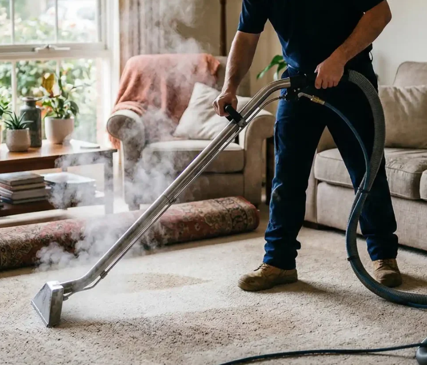 Full-Treatment Service For Living Room Carpets
